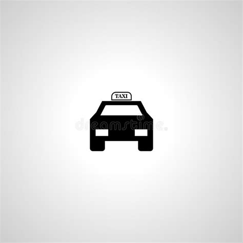 Signo De Coche De Taxi Icono Simple Aislado En Taxi Ilustraci N Del