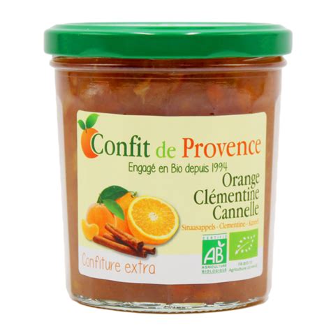 Orange Cl Mentine Cannelle Confiture Bio Extra G Confit De Provence