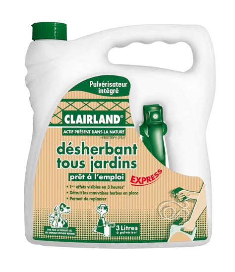 Désherbant polyvalent CLAIRLAND BIOLINE 3 l Leroy Merlin