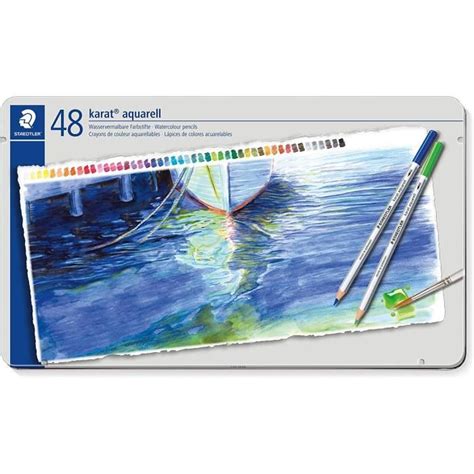 Staedtler Karat Aquarell Crayons De Couleur Aquarellables De Qualit