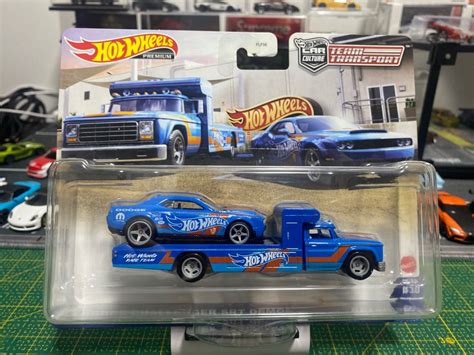 Hot Wheels Team Transport 18 Dodge Challenger SRT Demon Retro Rig Hobbies Toys Toys