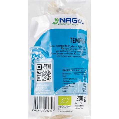 Nagel Tofu Tempeh Bio 200g Vekoop De