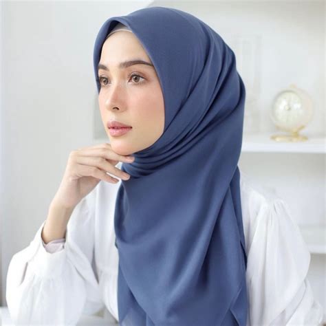 Jual Bella Square Hijab Segiempat Warna Part 1 Polycotton Premium