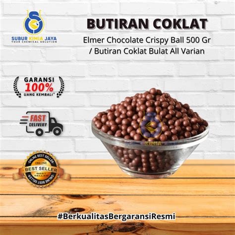 Jual Elmer Chocolate Crispy Ball 500 Gr Butiran Coklat Bulat All