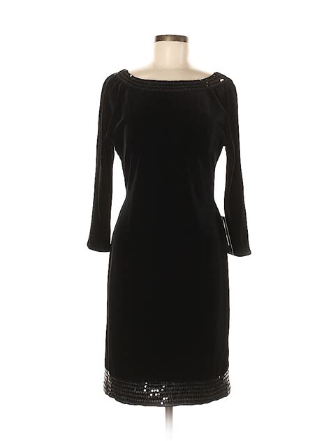 Js Boutique Solid Black Cocktail Dress Size 8 84 Off Thredup