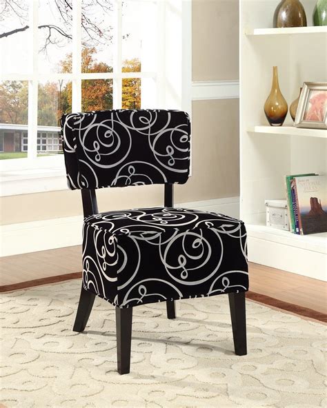 Black Swirl Accent Chair – Pacific Imports, Inc.