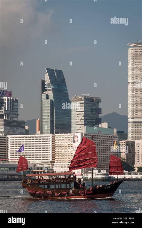 The Aqua Luna A Chinese Junk Built In Carries Tourists On A