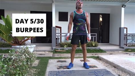 DAY 5 WORKOUT 100 BURPEES CHALLENGE 30 Days Transformation YouTube