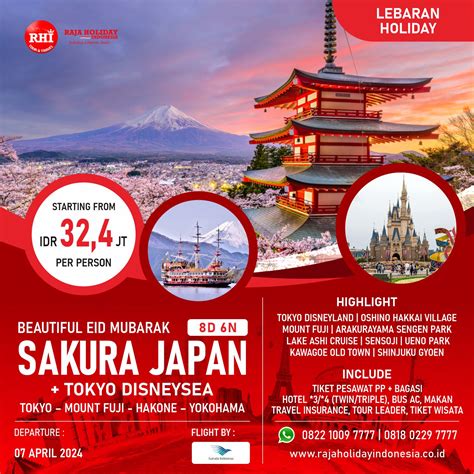 Paket Tour Jepang Liburan Wisata Tokyo Murah 2023