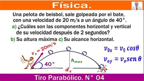 F Sica Tiro Parab Lico Una Pelota De Beisbol Sale Golpeada Por El