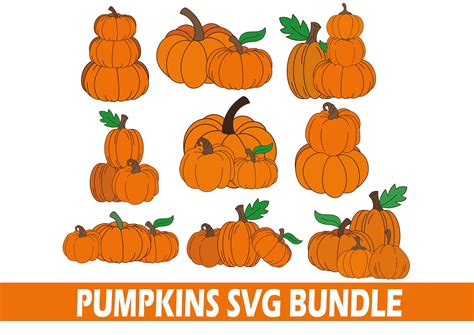 Pumpkins Svg Bundle Svgfile Co