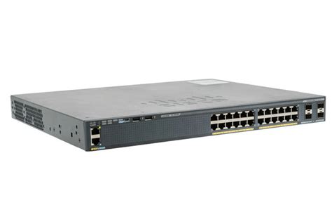 WS C2960X 24TS L Gigabit Lan Cisco 2960x Catalyst 24 Port Fiber Switch