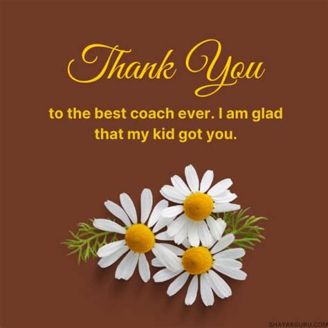 60 Best Thank You Messages For Coach