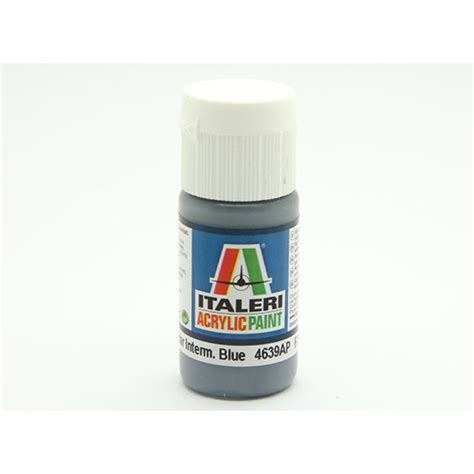 Italeri Acrylic Ap Flat Non Specular Intermed Blue Ml