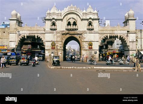 Old City Gate Vadodara Gujarat India Stock Photo Alamy