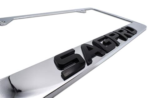 Personalized Metal License Plate Frame Elektroplate