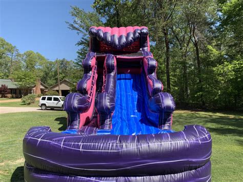 Purple Waterfall Water Slide Fun Factory Tuscaloosa Al