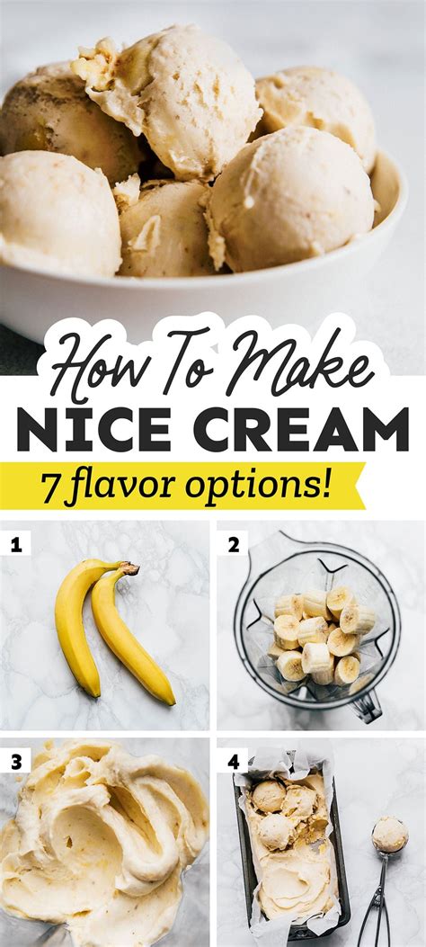 The Ultimate Guide To Banana Nice Cream Nice Cream Recipe Healthy Ice Cream Recipes Banana