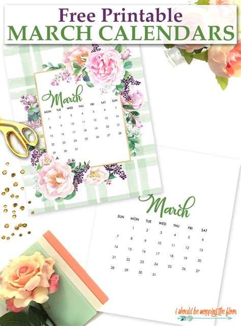 March Printable Calendar