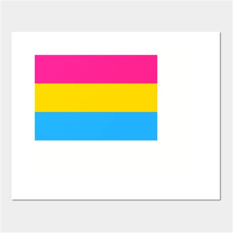 Pansexuality Pride Flag Lgbt Posters And Art Prints Teepublic