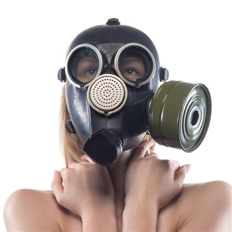 Full Set Gas Mask Gp Vintage Soviet Russian Ussr Black Etsy