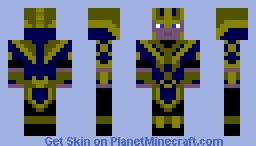 Thanos with Armor (Avengers: Infinity War) Minecraft Skin