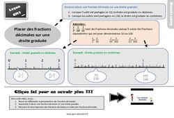 Leçon trace écrite cours Fractions CM2 pdf gratuit à imprimer