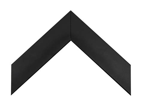 Black Flat 1 11 16 Inch Wide Picture Frame Moulding In Lengths 2900 M