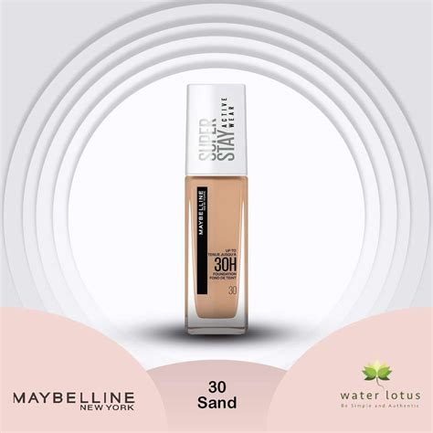 Maybelline Super Stay Foundation 30 Hour Sand 30 Water Lotus Care And Beauty Cosmetics In