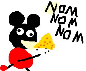 A mouse eating cheese - Drawception