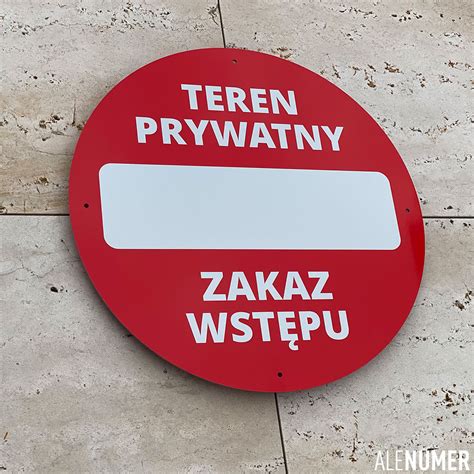 Zakaz Wjazdu Zw Tablice Adresowe