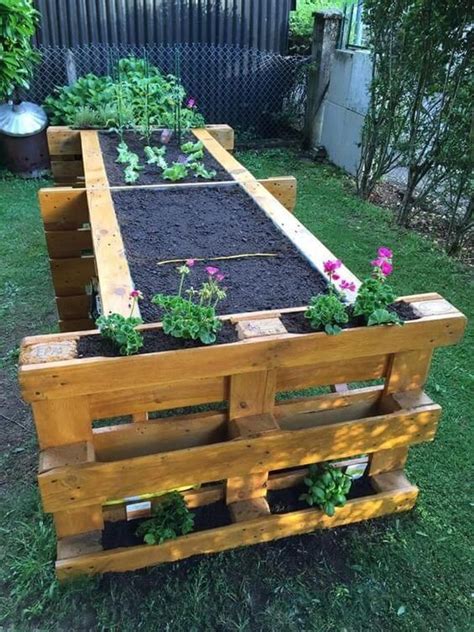 Cool Pallet Planter Ideas Diy Raised Garden Vegetable Garden