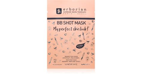 Erborian Bb Shot Mask Masque Tissu Illuminateur Notino Fr