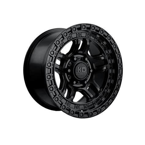 King Offroad Wheels Barrett Satin Black 18x9 5150 P35 18x9 5