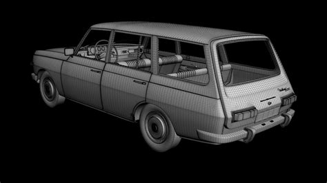 Wartburg 353 Tourist 3d Model Cgtrader