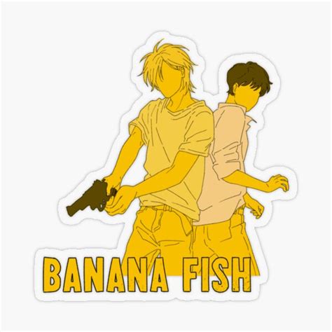 Banana Fish Sticker By Animanga121 Redbubble