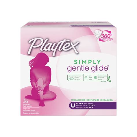 Playtex Simple Gentle Glide Ultra Tampons Unscented Count