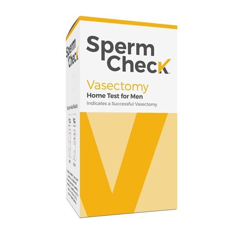 Spermcheck Vasectomy Home Test Kit Fsa Hsa Eligible Vasectomy Hsa