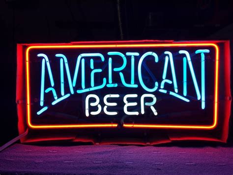 Custom American Beer Neon Sign Tube Neon Light Custom Neon Signs