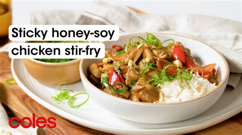 Sticky Honey Soy Chicken Stir Fry Youtube