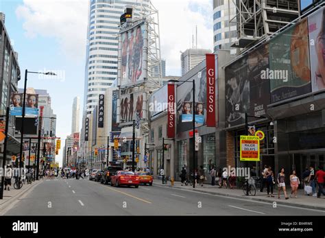 Looking South Toward The Bottom Of The Worlds Longest Street Yonge