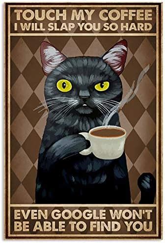 Amazon Cat Retro Style Metal Tin Sign Coffee And Bar Wall Art