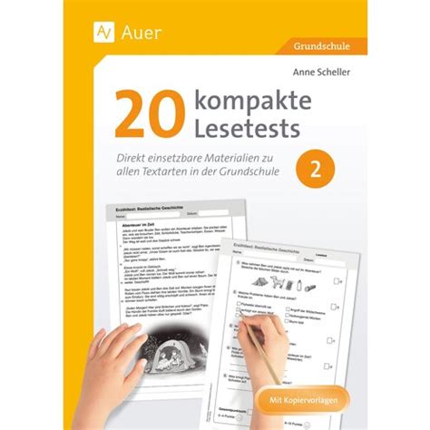 20 kompakte Lesetests für Klasse 2 Buch kaufen Auer SpielundLern