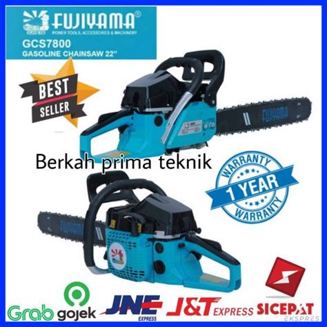 Promo Mesin Gergaji Kayu Gergaji Mesin Chainsaw 22inch Fujiyama GCS