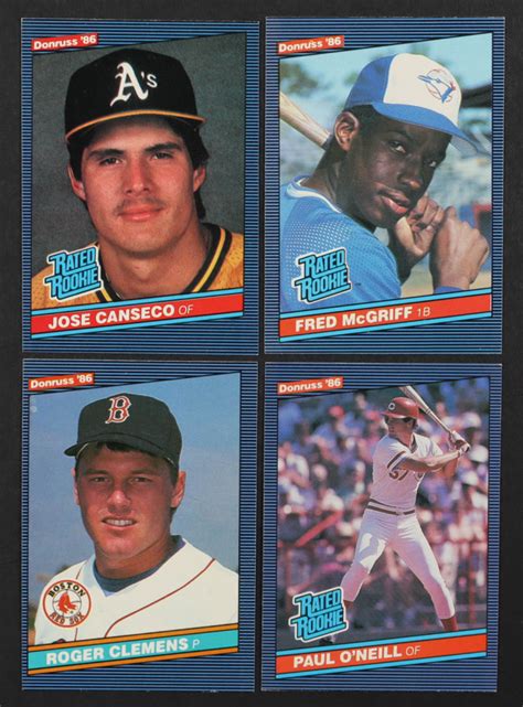 Donruss Baseball Complete Set Of Cards With Jose Canseco