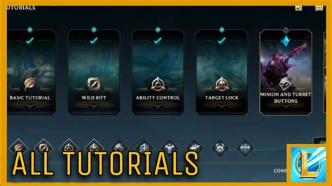 All Tutorials Alpha Test League Of Legends Wildrift Youtube