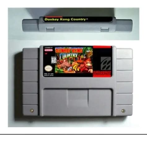 Cartucho Donkey Kong Country 1 Repro Snes Super Nintendo Mercado Libre