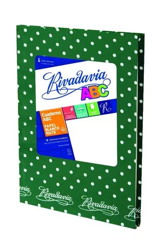 Cuaderno Rivadavia Abc Tapa Dura X98 Hj Rayado Lunares Verde MercadoLibre