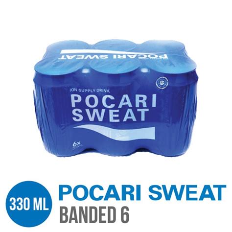 Jual POCARI SWEAT ISI 6 KALENG BANDED MINUMAN ISOTONIK ION TUBUH POCARI