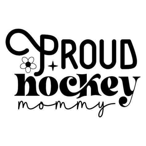 Premium Vector Proud Hockey Mommy Retro Svg